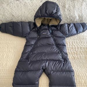 Patagonia baby snowsuit